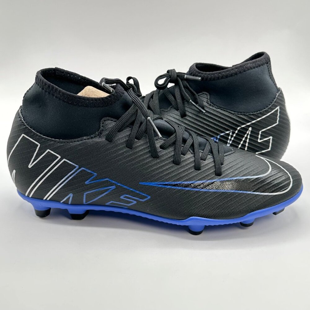 Men's Nike Mercurial Superfly 9 Club Soccer Shoes DJ5961-040 Black Royal Sz 7.5 - Picture 9 of 11